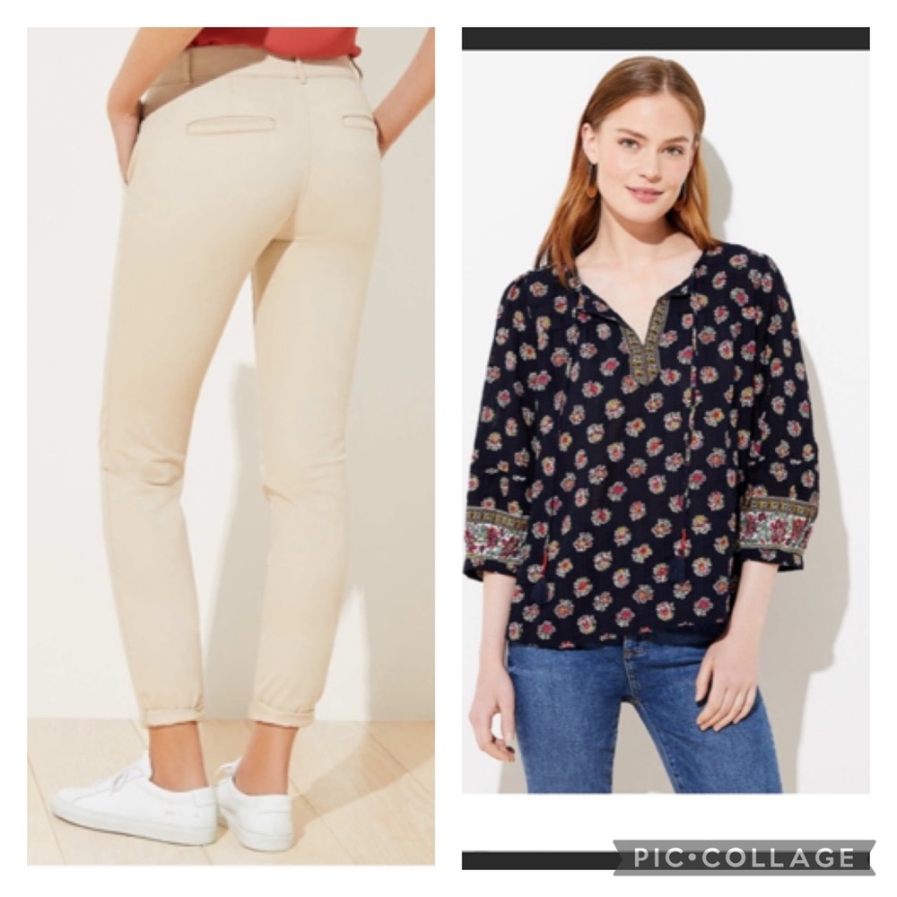 SALE❗️New w tags Loft Top and pants- XS/ 2p